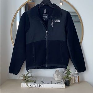 Vintage The North Face Black Fleece Zip-up Jacket